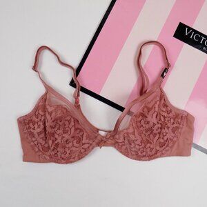 nwt victorias secret mesh lace unlined lace demi